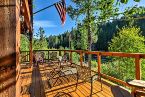 Rustic Riverfront Truckee Cabin with Gas Grill!